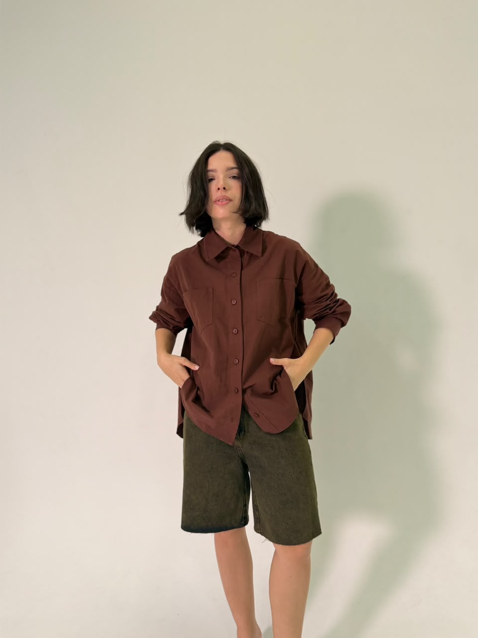 Camisa marrom